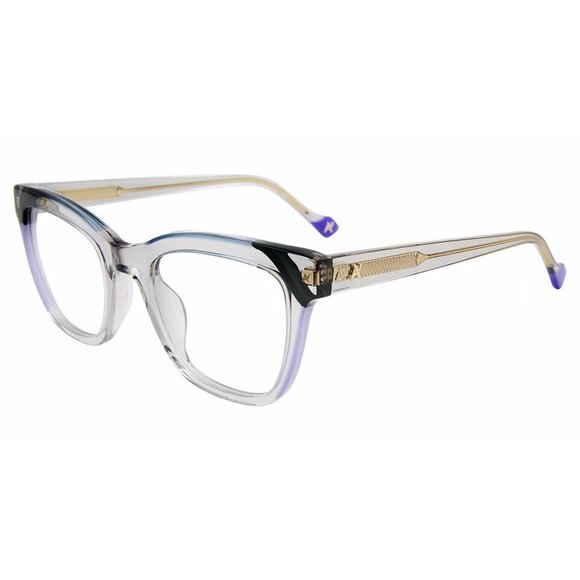 YALEA OPTICAL VYA141V Eyeglasses GREY-03GU 50mm